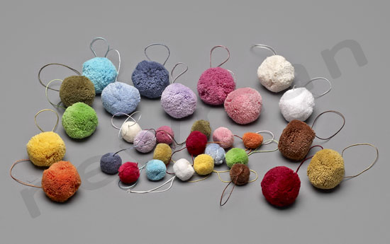 pompon xromatista (1,50cm & 3cm)