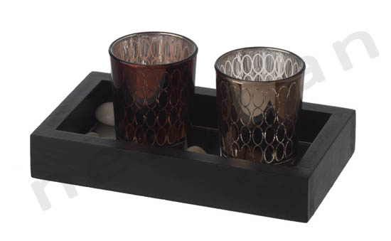 xylini vasi kathreftis 2 potiria reso petroules 12x18x8cm 231355