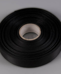 saten kordela 25mm mavro