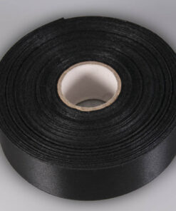 saten kordela 40mm mavro