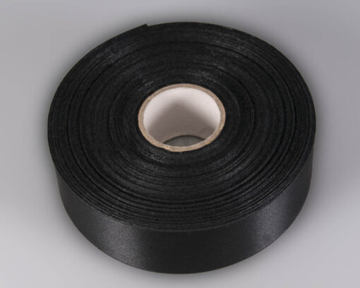 saten kordela 40mm mavro