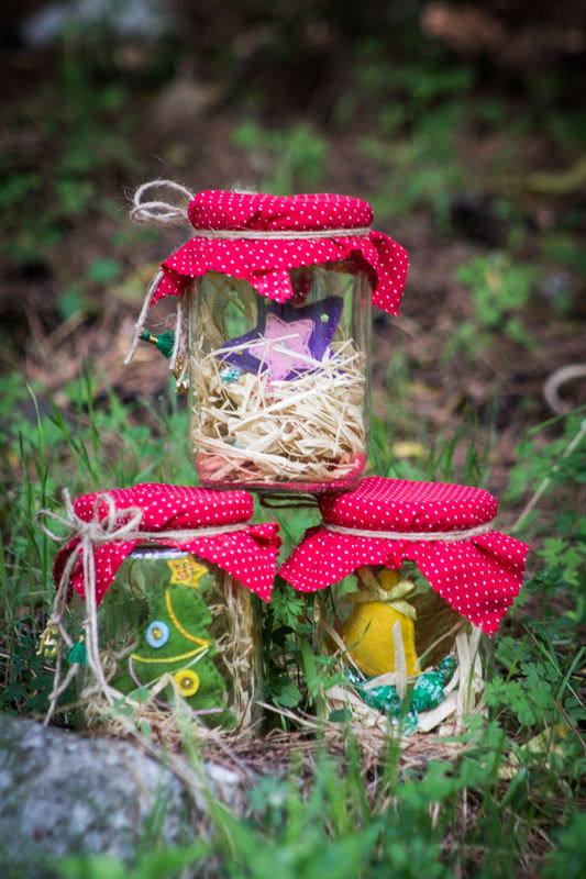 xmas mason jars
