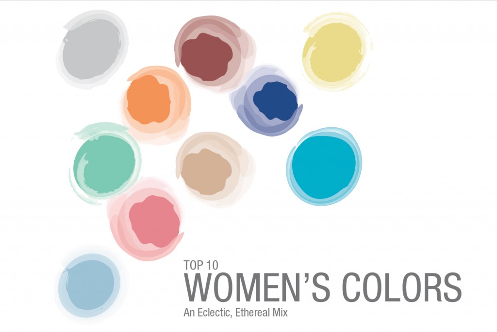 Women's Top 10 colors 2015