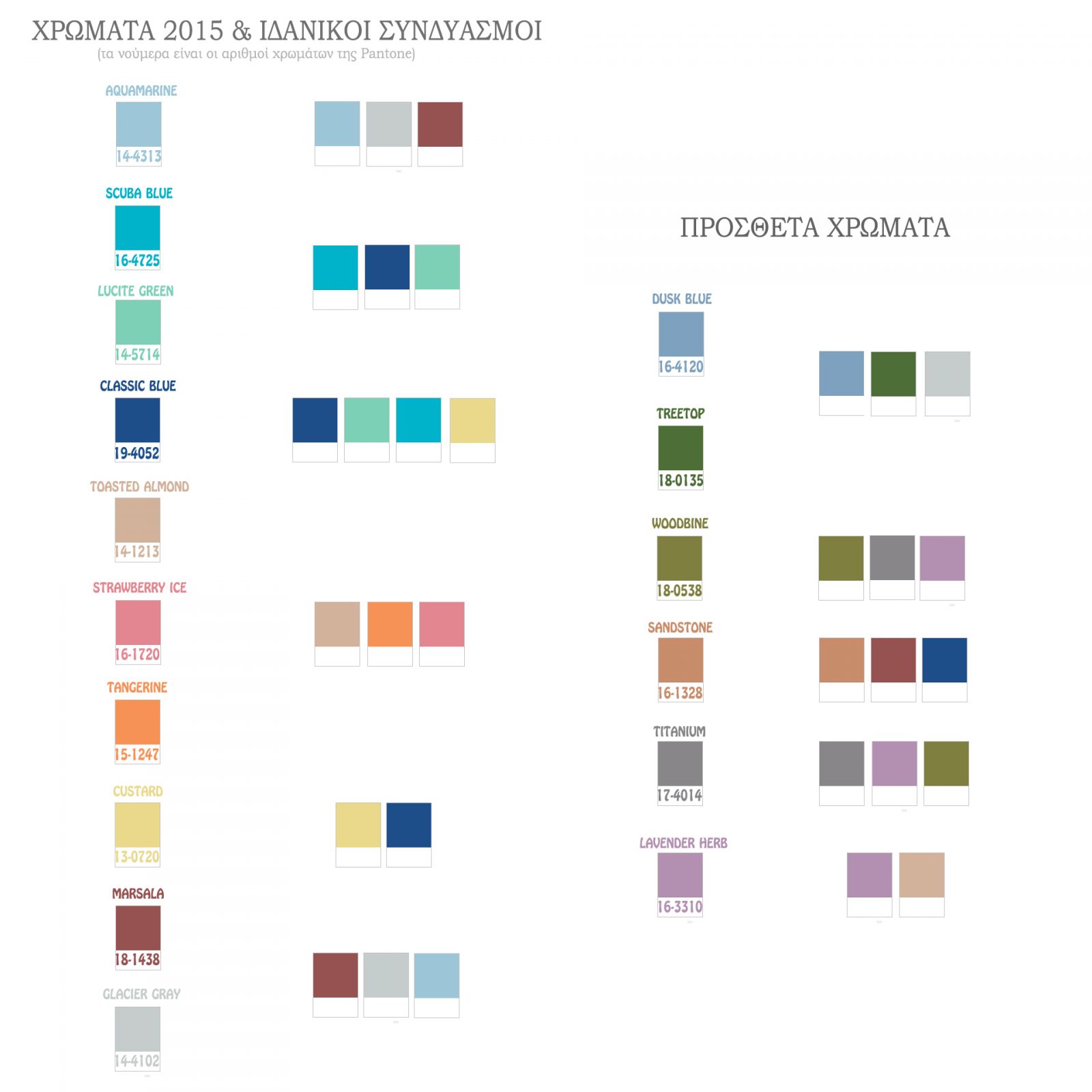 top colors 2015 & best combinations