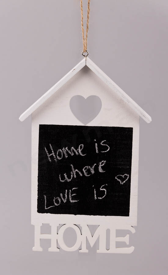 Μαυροπίνακας σπιτάκι Home