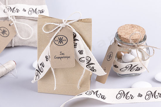 Ιδέες μπομπονιέρες Mr&Mrs