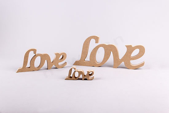Love ξύλινα 3 μεγέθη
