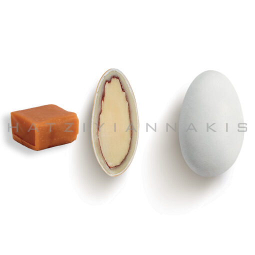 Choco Almond γεύση Καραμέλα κουφέτο λευκό ματ