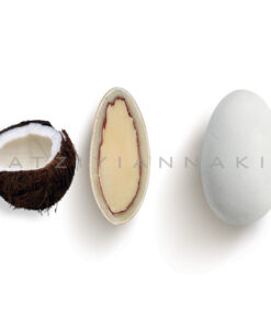 Choco Almond γεύση Καρύδα κουφέτο λευκό ματ