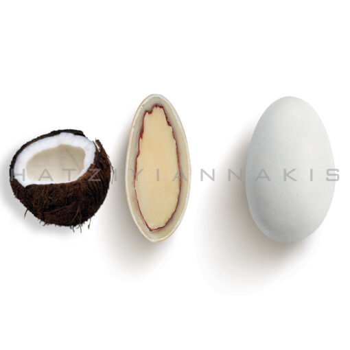 Choco Almond γεύση Καρύδα κουφέτο λευκό ματ