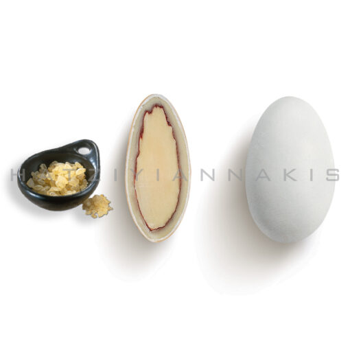 Choco Almond γεύση Μαστίχα κουφέτο λευκό ματ