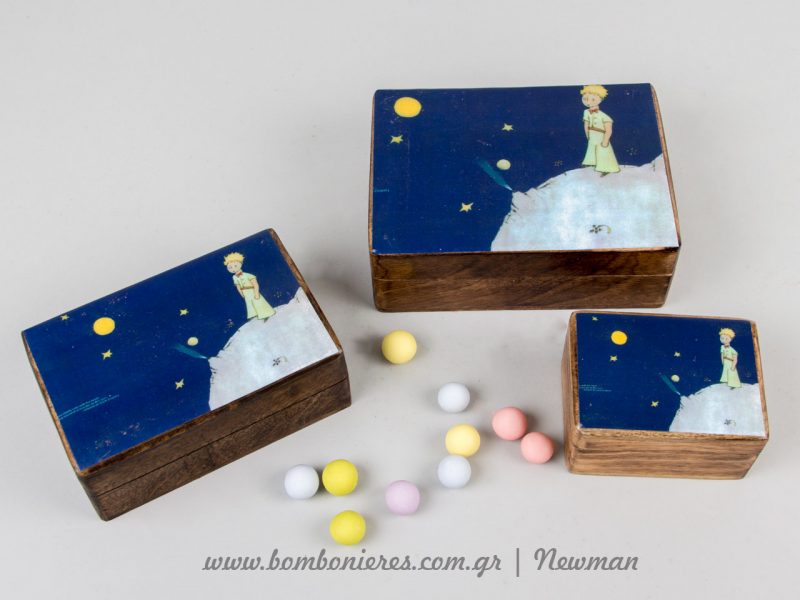 Ξύλινα κουτιά handmade wooden boxes little prince