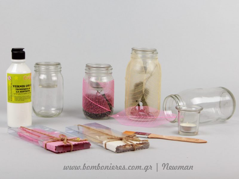 χειροτεχνία με βαζάκια για ρεσό diy vazakia kiropigia reso filla