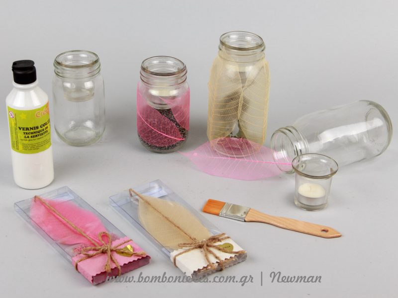 χειροτεχνία με βαζάκια για ρεσό diy vazakia kiropigia reso filla