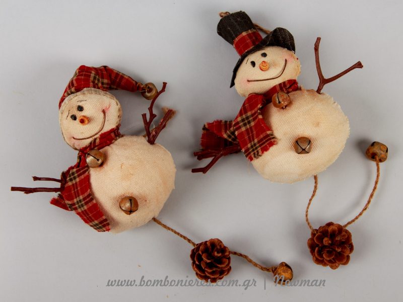 κρεμαστοί χιονάνθρωποι kremastoi xionanthropoi snowmen 