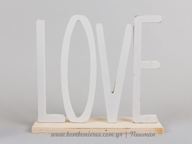 Επιτραπέζιο διακοσμητικό love kiss grey decoration