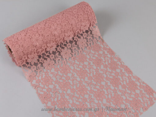 venezzia dantela 30cm 092066 δαντέλα παλιό ροζ