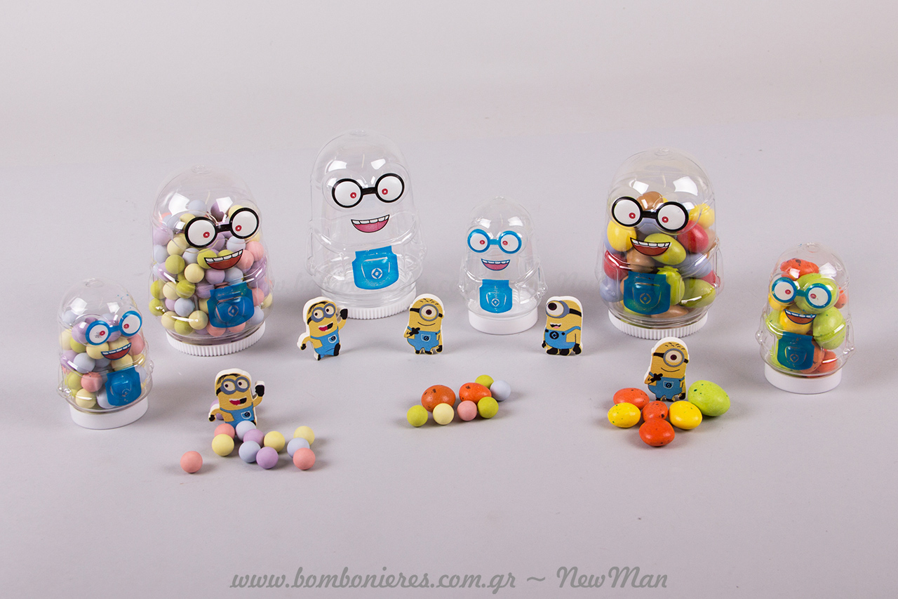 Μπομπονιέρα Minions για μικρά και μεγάλα παιδιά