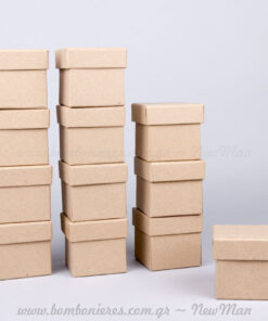 Χάρτινα κραφτ κουτιά – 6x6x6cm