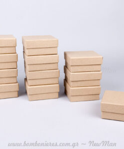 Χάρτινα κραφτ κουτιά – 8x8x4cm