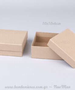 Χάρτινα κραφτ κουτιά – 10x10x4cm