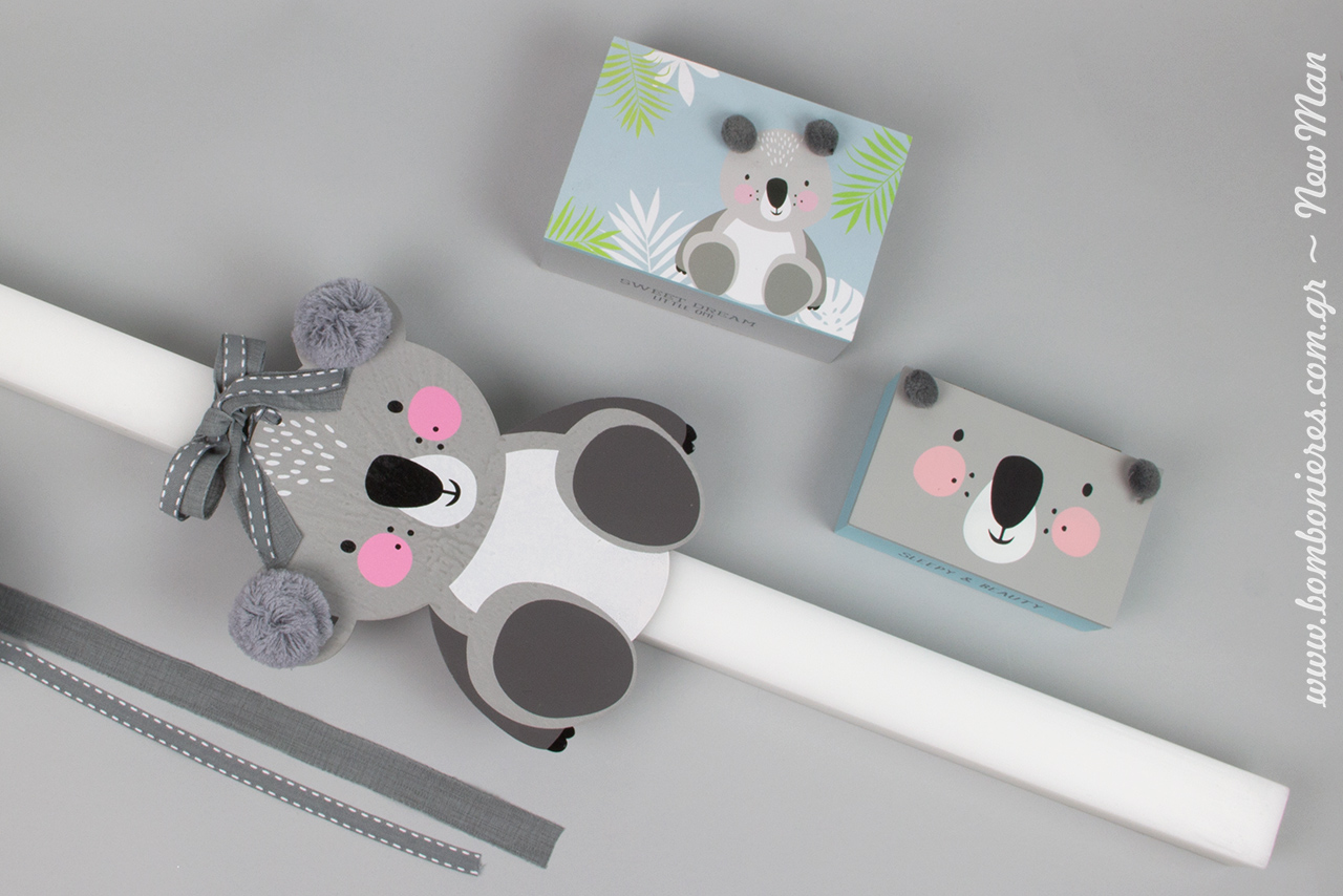 Panemorfa sxedia kai xnoudwtes leptomereies toso sto ksylino diakosmitiko koala-mama oso kai sta koutakia koala.